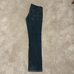Miss Me dark wash straight leg jeans